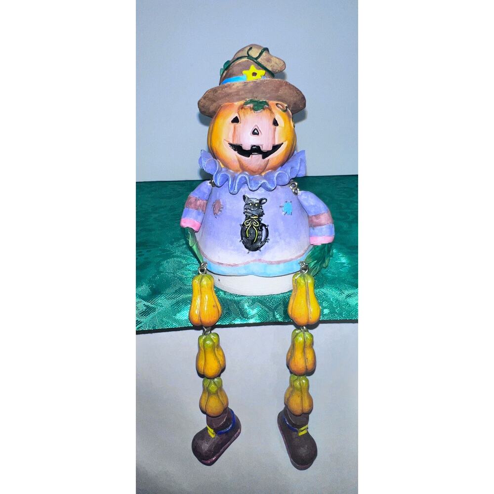 Jack-o-lantern Happy Jack Candle Topper/Shelf Sitter by New Creative